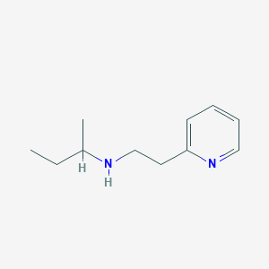 molecular formula C11H18N2 B7808904 (Butan-2-yl)[2-(pyridin-2-yl)ethyl]amine 