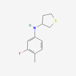 N-(3-fluoro-4-methylphenyl)thiolan-3-amine