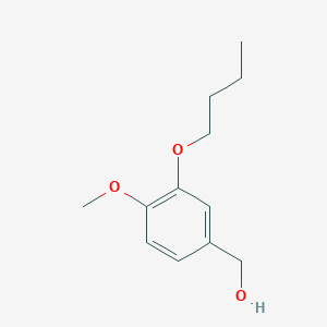 molecular formula C12H18O3 B7808956 (3-Butoxy-4-methoxyphenyl)methanol 