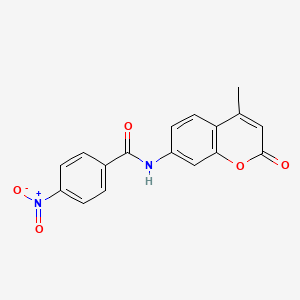 n-(4-Methyl-2-oxo-2h-chromen-7-yl)-4-nitrobenzamide