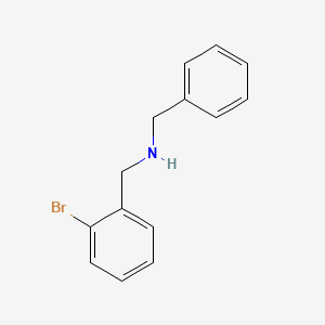 molecular formula C14H14BrN B7809081 N-benzyl-1-(2-bromophenyl)methanamine 