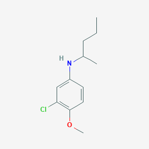 3-Chloro-4-methoxy-N-(pentan-2-YL)aniline