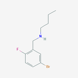 [(5-Bromo-2-fluorophenyl)methyl](butyl)amine