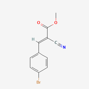 molecular formula C11H8BrNO2 B7809176 4-Bromobenzylidenecyanoacetic acid methyl ester 