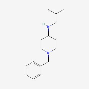 molecular formula C16H26N2 B7809195 1-苄基-N-异丁基哌啶-4-胺 