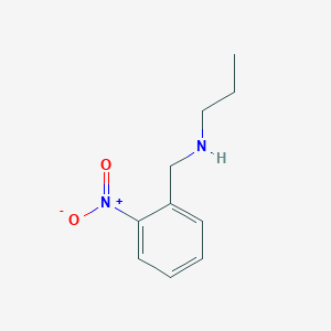 molecular formula C10H14N2O2 B7809220 [(2-Nitrophenyl)methyl](propyl)amine 