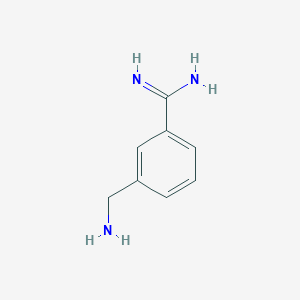 molecular formula C8H11N3 B7809294 3-(Aminomethyl)benzimidamide CAS No. 73711-52-1