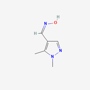 (NZ)-N-[(1,5-dimethylpyrazol-4-yl)methylidene]hydroxylamine