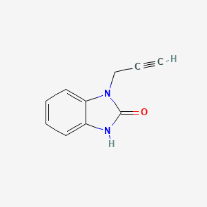 molecular formula C10H8N2O B7809475 1-(2-Propynyl)benzimidazol-2(3H)-one 