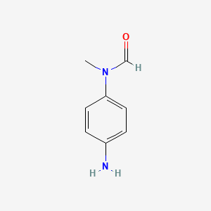molecular formula C8H10N2O B7809501 N-(4-aminophenyl)-N-methylformamide CAS No. 262368-26-3