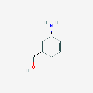 molecular formula C7H13NO B7809508 cis-(5-Amino-cyclohex-3-enyl)-methanol 