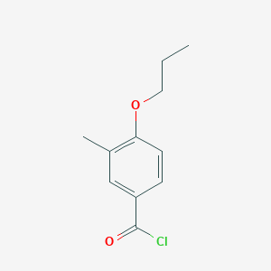 3-Methyl-4-propoxybenzoyl chloride