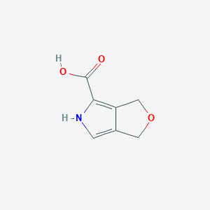 molecular formula C7H7NO3 B7809572 3,5-Dihydro-1H-furo[3,4-C]pyrrole-4-carboxylic acid CAS No. 535170-04-8