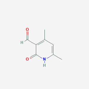 molecular formula C8H9NO2 B7809605 2-Hydroxy-4,6-dimethylnicotinaldehyde 