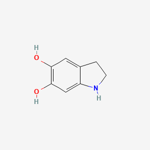 molecular formula C8H9NO2 B7809608 5,6-Indolinediol 