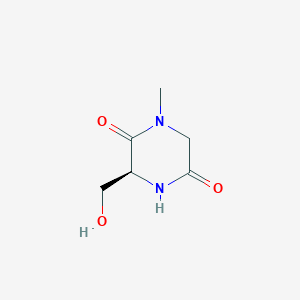 (S)-3-(Hydroxymethyl)-1-methylpiperazine-2,5-dione