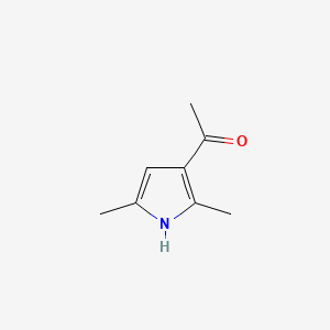 molecular formula C8H11NO B7809666 1-(2,5-dimethyl-1H-pyrrol-3-yl)ethanone 