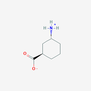 molecular formula C7H13NO2 B7809687 (1R,3R)-3-azaniumylcyclohexane-1-carboxylate 