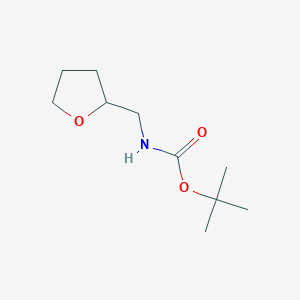 molecular formula C10H19NO3 B7809729 tert-Butyl ((tetrahydrofuran-2-yl)methyl)carbamate 