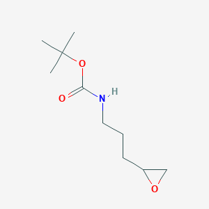 molecular formula C10H19NO3 B7809737 tert-Butyl (3-(oxiran-2-yl)propyl)carbamate 