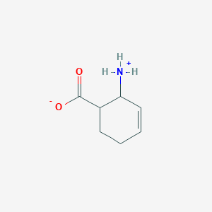 molecular formula C7H11NO2 B7809804 2-Azaniumylcyclohex-3-ene-1-carboxylate 