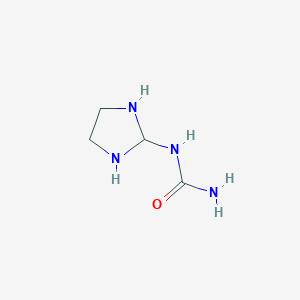 molecular formula C4H10N4O B7809846 2,5-Diazolidinylurea 