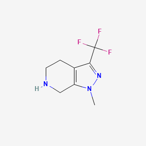 1-Methyl-3-(trifluoromethyl)-4,5,6,7-tetrahydro-1h-pyrazolo[3,4-c]pyridine