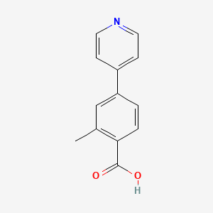 2-Methyl-4-(pyridin-4-yl)benzoic acid