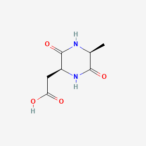 molecular formula C7H10N2O4 B7809940 Aspartyl-alanyl-diketopiperazine CAS No. 1879938-60-9