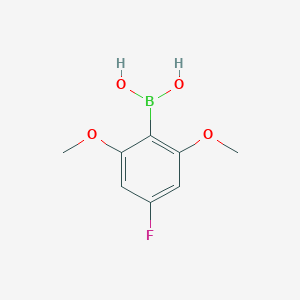 molecular formula C8H10BFO4 B7809942 (4-Fluoro-2,6-dimethoxyphenyl)boronic acid CAS No. 512186-38-8