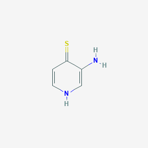molecular formula C5H6N2S B7809995 3-氨基吡啶-4-硫醇 CAS No. 38240-23-2