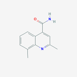 4-Quinolinecarboxamide,2,8-dimethyl-(9CI)