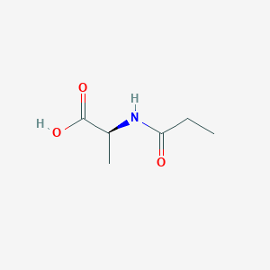 molecular formula C6H11NO3 B7810085 N-丙酰苯丙氨酸 