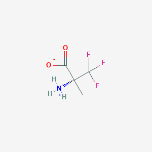 (2R)-2-azaniumyl-3,3,3-trifluoro-2-methylpropanoate