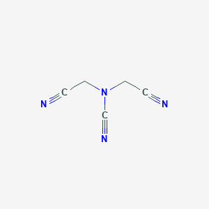 molecular formula C5H4N4 B7810101 2-[Cyano(cyanomethyl)amino]acetonitrile 