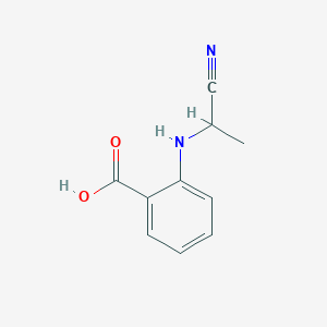 molecular formula C10H10N2O2 B7810131 2-((1-Cyanoethyl)amino)benzoic acid CAS No. 70667-80-0