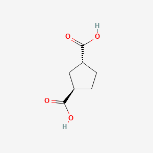 molecular formula C7H10O4 B7810143 (1R,3R)-cyclopentane-1,3-dicarboxylic acid CAS No. 36010-90-9