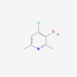molecular formula C7H8ClNO B7810178 4-Chloro-2,6-dimethylpyridin-3-ol 