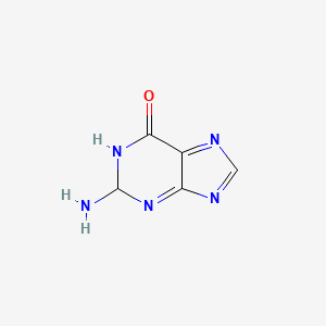 molecular formula C5H5N5O B7810197 2-Amino-2H-purin-6-ol 