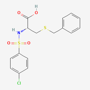 S-benzyl-N-[(4-chlorophenyl)sulfonyl]-L-cysteine
