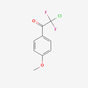 molecular formula C9H7ClF2O2 B7810367 2-Chloro-2,2-difluoro-1-(4-methoxyphenyl)ethanone 