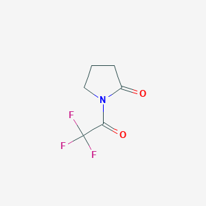 molecular formula C6H6F3NO2 B7810370 1-(2,2,2-Trifluoroacetyl)pyrrolidin-2-one CAS No. 94363-57-2
