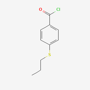 molecular formula C10H11ClOS B7810386 4-(Propylsulfanyl)benzoyl chloride CAS No. 99070-68-5