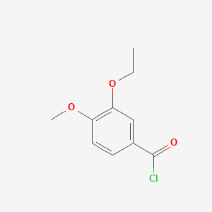 molecular formula C10H11ClO3 B7810388 3-乙氧基-4-甲氧基苯甲酰氯 CAS No. 82613-08-9
