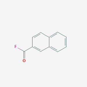 molecular formula C11H7FO B7810400 萘-2-羰基氟 CAS No. 37827-83-1