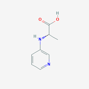 molecular formula C8H10N2O2 B7810431 Alanine, N-3-pyridinyl- 