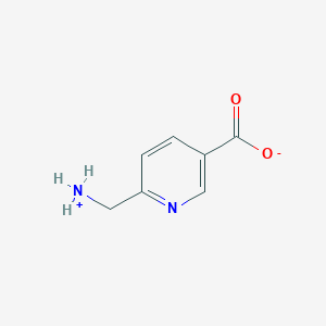 6-(Azaniumylmethyl)pyridine-3-carboxylate