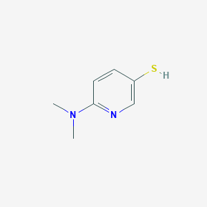 molecular formula C7H10N2S B7810486 3-Pyridinethiol,6-(dimethylamino)-(9CI) 