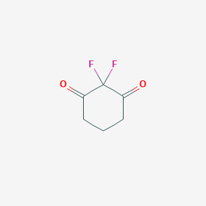 molecular formula C6H6F2O2 B7810504 2,2-Difluorocyclohexane-1,3-dione 