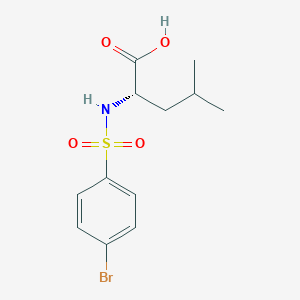 N-[(4-bromophenyl)sulfonyl]-L-leucine